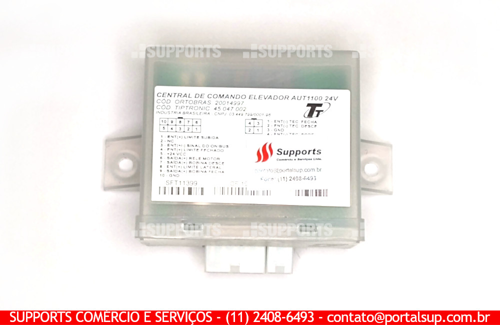 Central de Comando Elevador AUT1100 24V - 20014997 - 45.047.002 - PORTAL SUP - Supports Comércio e Serviços - 11 2408-6493